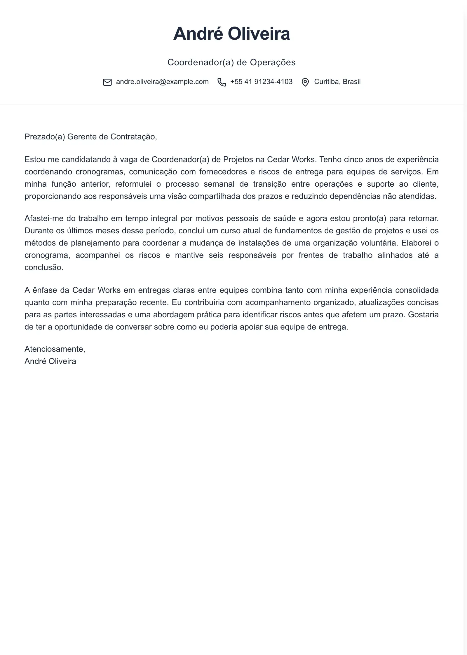 Use este modelo para explicar uma lacuna de emprego