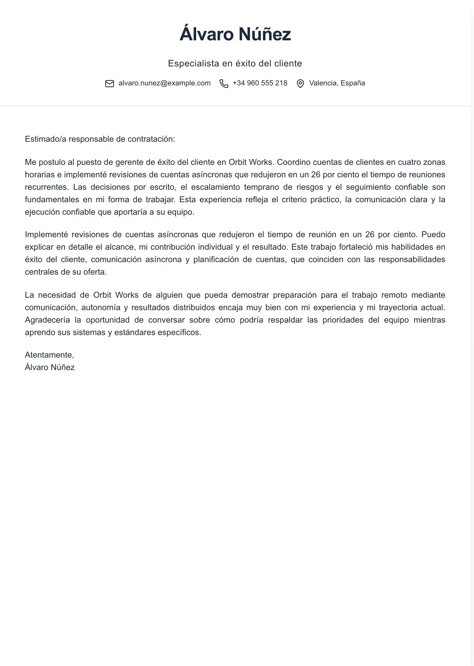 Utiliza esta plantilla para una solicitud de trabajo remoto